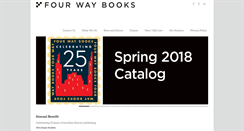Desktop Screenshot of fourwaybooks.com